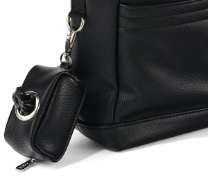 Waste Bag Dispenser - Black Vegan Leather - OIOI