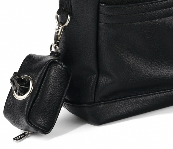 Waste Bag Dispenser - Black Vegan Leather - OIOI