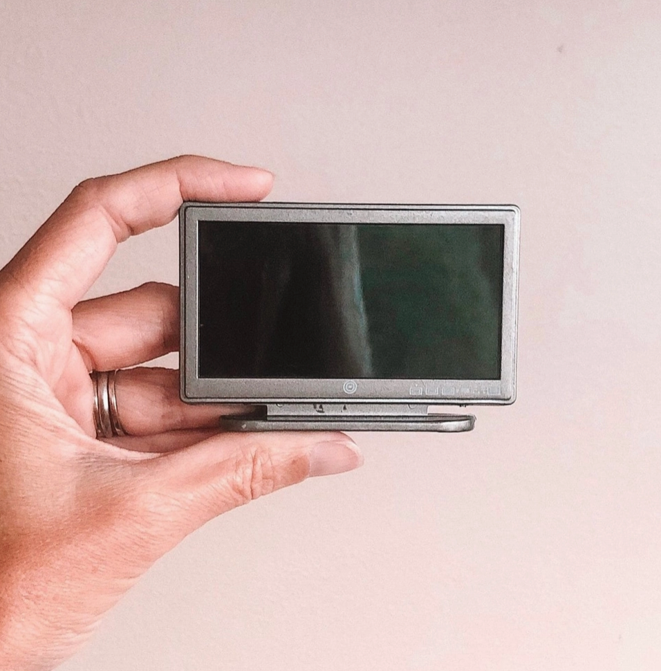 Dollhouse Flat Screen Tv + Remote - Macy Mae Dollhouse Designs - DISCOUNTED