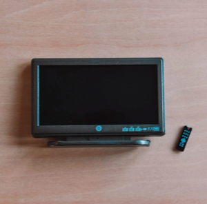 Dollhouse Flat Screen Tv + Remote - Macy Mae Dollhouse Designs - DISCOUNTED