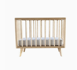 Dollhouse Nursery Crib + Mattress | Natural Wood - Macy Mae Dollhouse Designs - DISCOUNTED