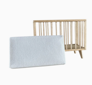 Dollhouse Nursery Crib + Mattress | Natural Wood - Macy Mae Dollhouse Designs - DISCOUNTED