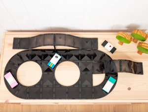 Roads Ramps and Intersections Pack - 16 piece - Connetix Tiles