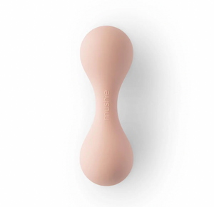 Silicone Baby Rattle - Blush - Mushie DISCOUNTED