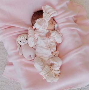 Frill Zip Romper | Country Floral - Little and Fern - DISCOUNTED