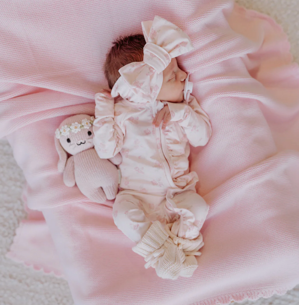 Frill Zip Romper | Country Floral - Little and Fern - DISCOUNTED