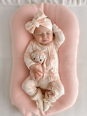 Frill Zip Romper | Country Floral - Little and Fern - DISCOUNTED