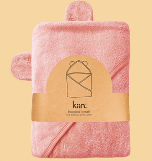Hooded Towel - Peony - Kiin