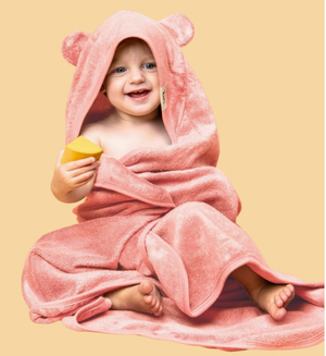 Hooded Towel - Peony - Kiin