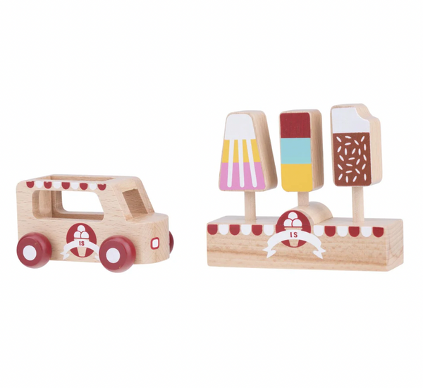 Mini Car Set - Ice Cream Van - Moover Toys - DISCOUNTED
