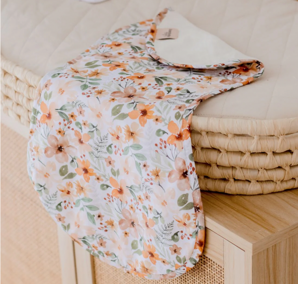 Burp Cloth - 2 pack - Bloom & Nude - Bambella Designs