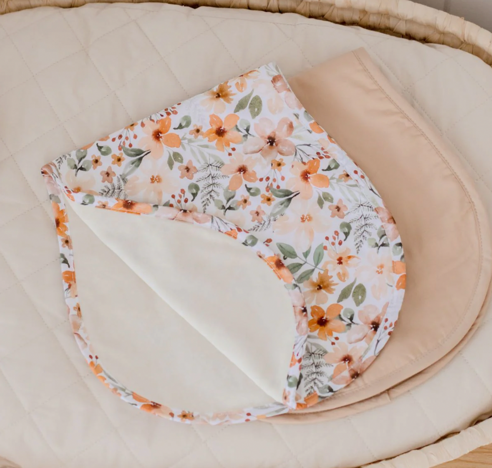 Burp Cloth - 2 pack - Bloom & Nude - Bambella Designs