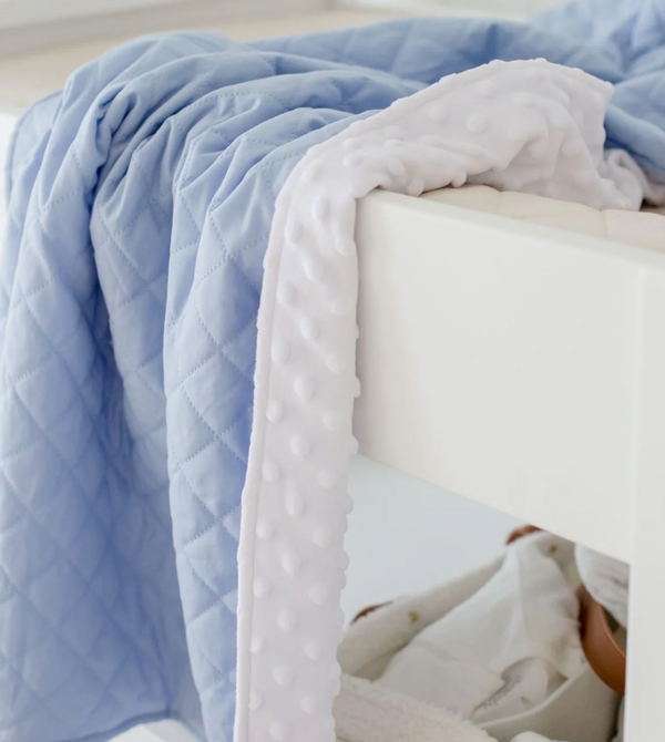Snuggle Blanket - Dusty Sky Blue - Bambella Designs