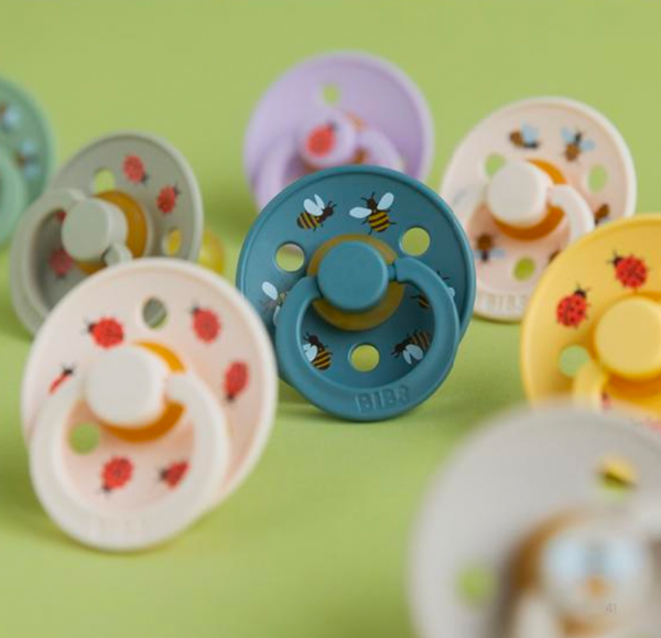 Studio Colour - Ladybug - Blush Mix - Size One - BIBS Denmark