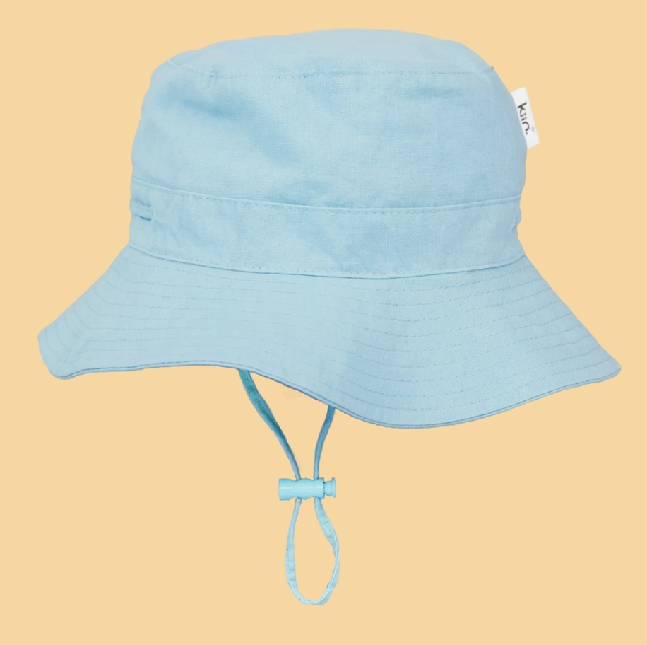 Cotton Sun Hat - Pastel Sky - Kiin