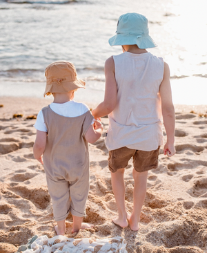 Cotton Sun Hat - Pastel Sky - Kiin