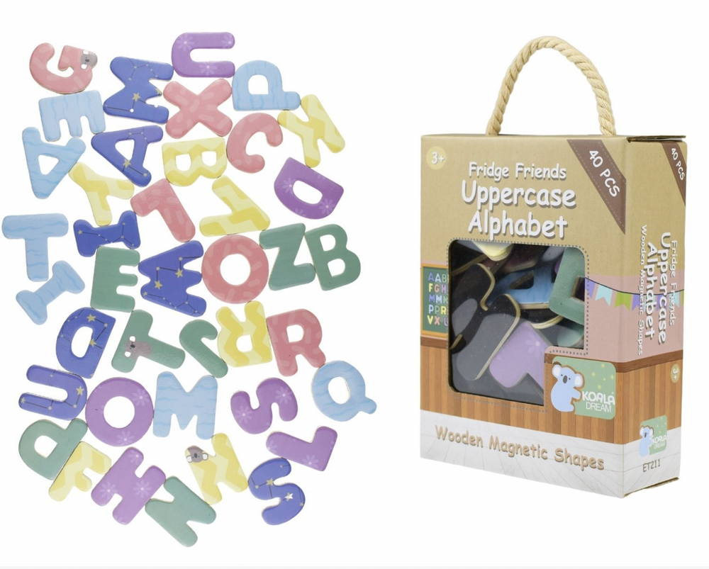 Fridge Friends Magnetic Alphabet Uppercase 40 pieces - Koala Dream