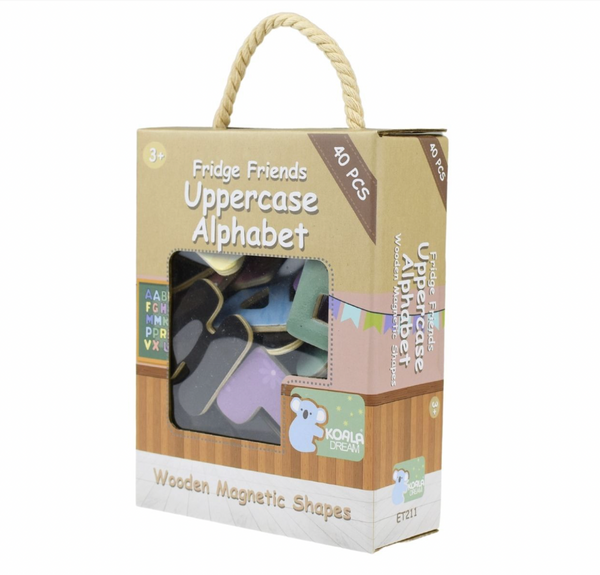 Fridge Friends Magnetic Alphabet Uppercase 40 pieces - Koala Dream
