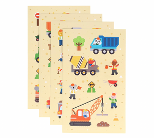 Mini Sticker Set: Little Builders - Petit College