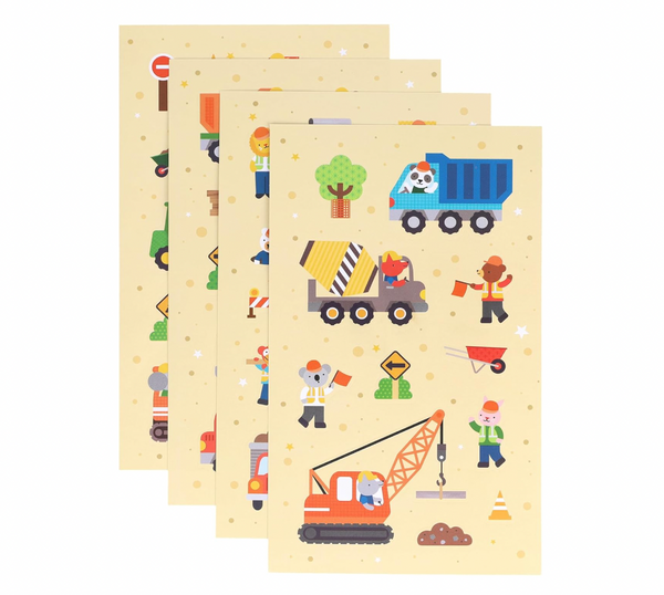Mini Sticker Set: Little Builders - Petit College