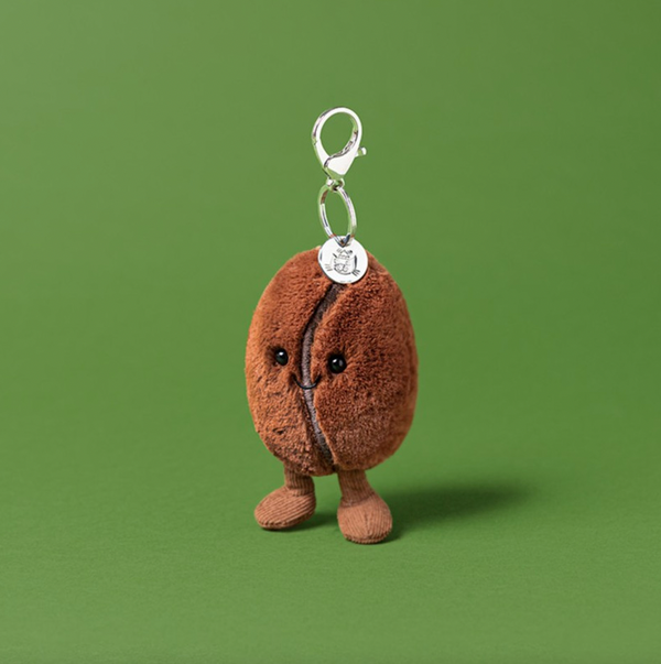 Amuseables Coffee Bean Bag Charm - Jellycat