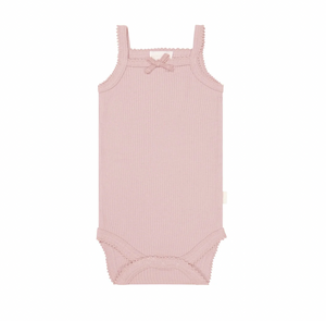 Organic Cotton Modal Singlet Bodysuit - Trinket - Jamie Kay