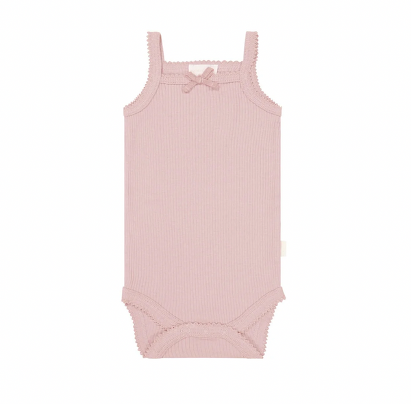 Organic Cotton Modal Singlet Bodysuit - Trinket - Jamie Kay
