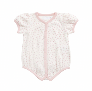 Organic Cotton Antoinette Playsuit - Victoria Blush - Jamie Kay