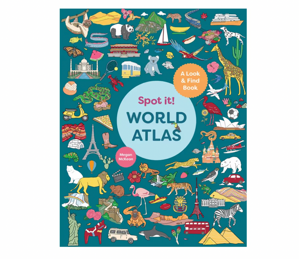 Spot It! World Atlas A Look-and-Find Book - Kids Book