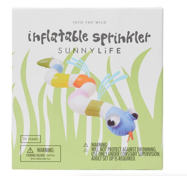 Inflatable Snake Sprinkler - Multi - Sunnylife