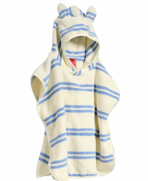 Kids Hooded Towel - Blue Stripe - Sunnylife