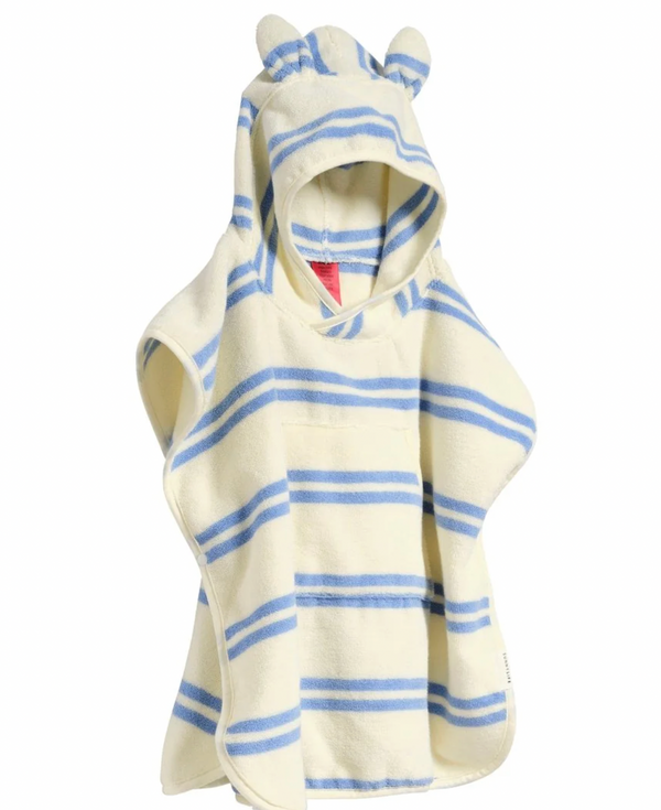 Kids Hooded Towel - Blue Stripe - Sunnylife