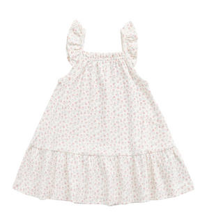 Organic Cotton Nelly Dress - Posy Garden Pink - Jamie Kay