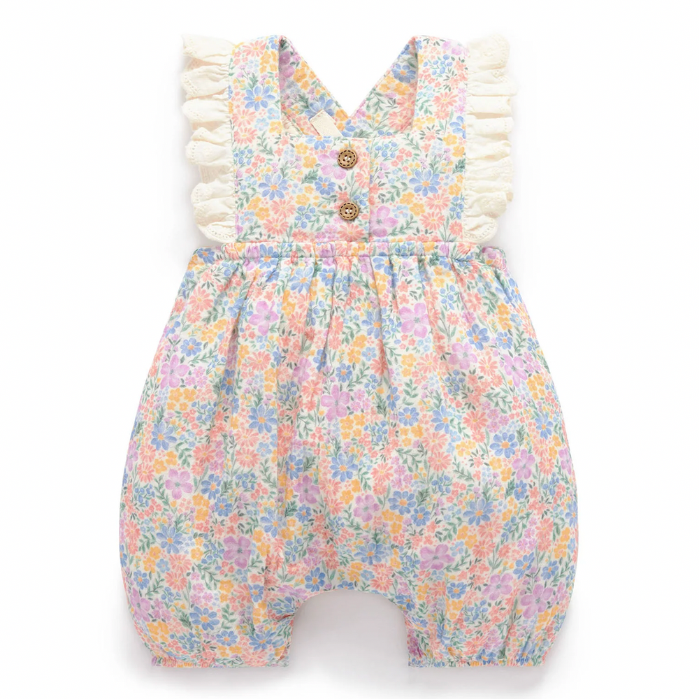Isabella Floral Romper - Pure Baby