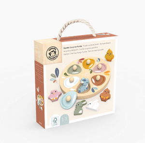 Garden Surprise Puzzle - Chicks & Bunnies - Speedy Monkey