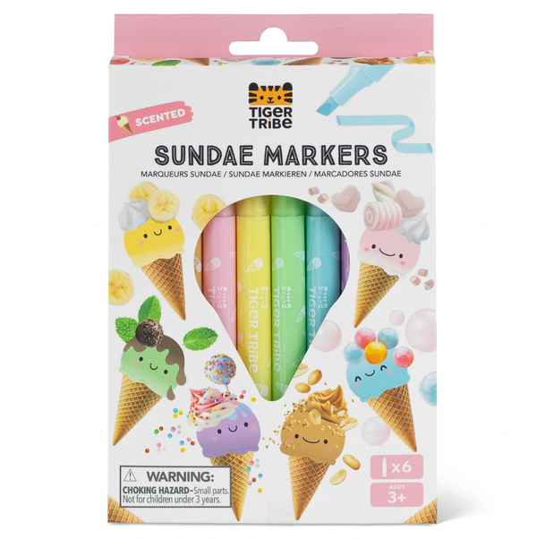 Scented Sundae Markers - Tiger Tribe