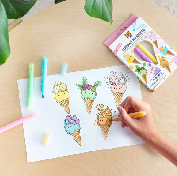 Scented Sundae Markers - Tiger Tribe