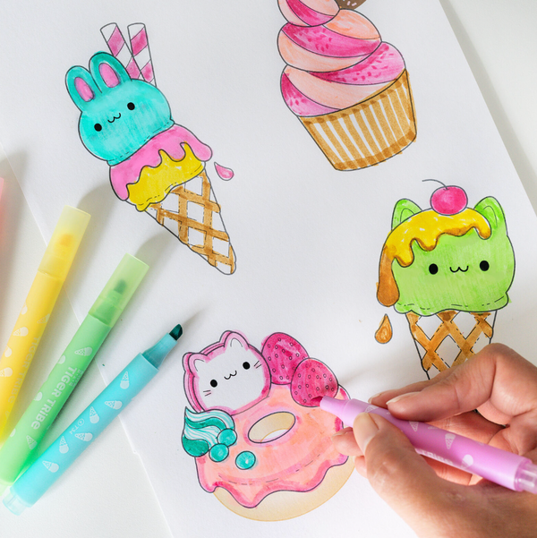 Scented Sundae Markers - Tiger Tribe