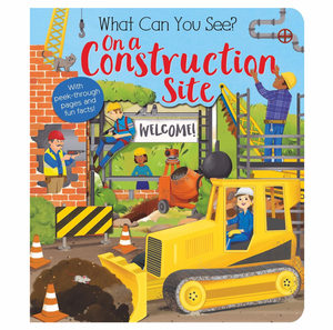 What Can You See? on a Construction Site - Kids Book