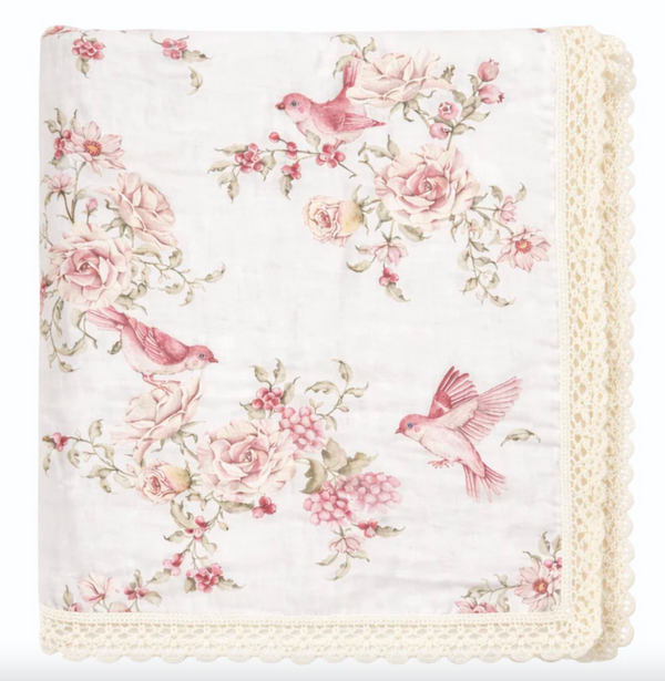 Rose Garden - Muslin Blanket - Confetti Kidz