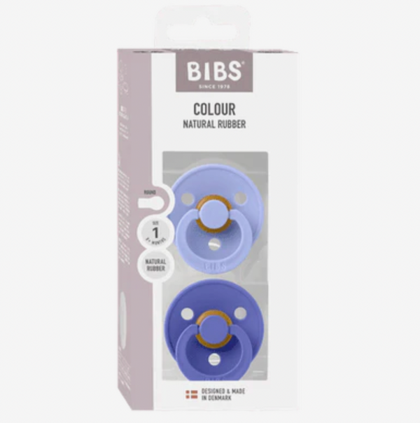 Bibs Dummies - Hush/Grape - Size One - Bibs Denmark