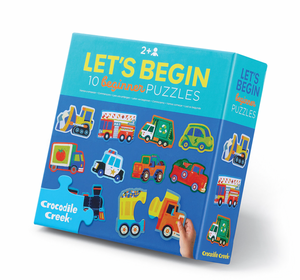 Let's Begin Puzzle 2 pc - Vehicles (Box) - Crocodile Creek