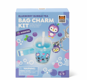 Bag Charm Kit - Blueberry Bubble Tea - Tiger Tribe