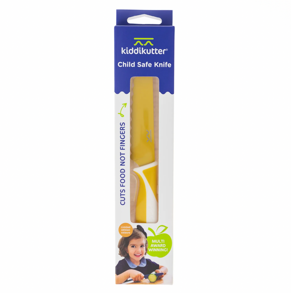 Kiddikutter Child Safe Knife - Mustard