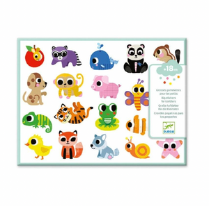Baby Animals Puffy Stickers - Djeco