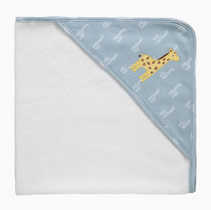 Hooded Towel- Giraffe - Living Textiles