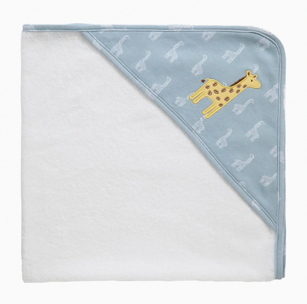 Hooded Towel- Giraffe - Living Textiles