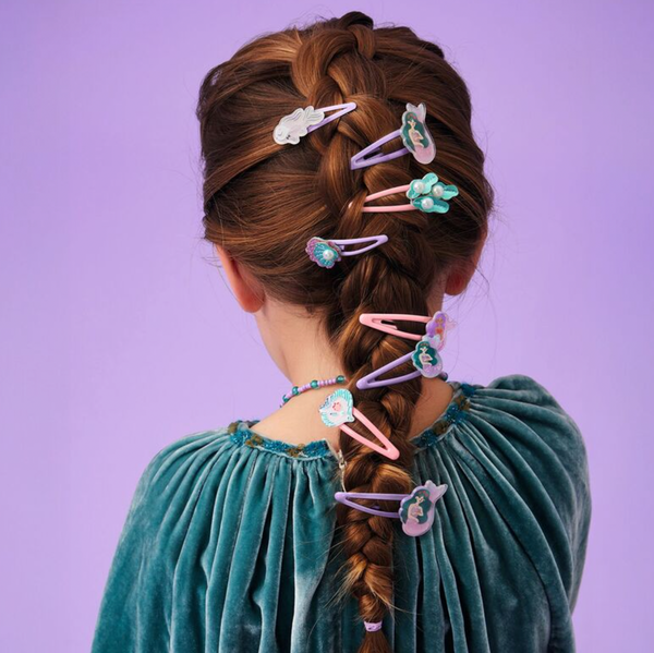 Mermaid Lorelei Snap Hair Clip Set - Djeco