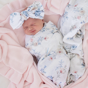 Sweet Swallows Organic Muslin Wrap - Snuggle Hunny
