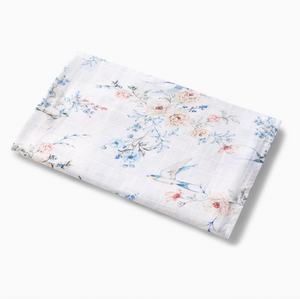 Sweet Swallows Organic Muslin Wrap - Snuggle Hunny